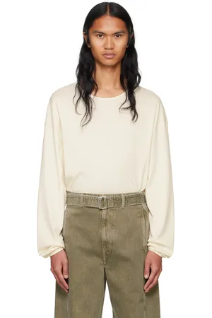 LEMAIRE Off-White Relaxed Long Sleeve T-shirt