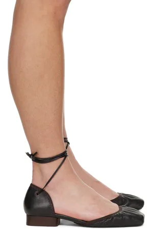 LEMAIRE Brown Micro Ballerina Heeled Sandals