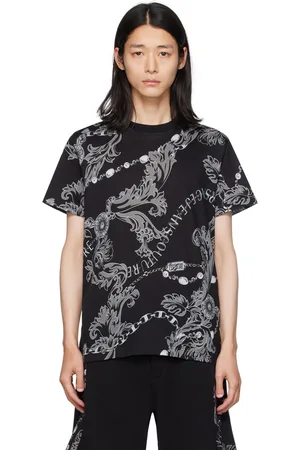 VERSACE Black Chain T-Shirt