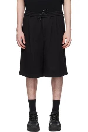 JUUN.J Black Drawstring Shorts