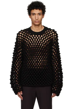 Jil Sander Black Crew-Neck Sweater