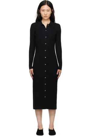 Proenza Schouler Black White Label Phillips Midi Dress