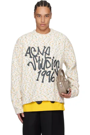 Acne Studios Multicolor Printed Logo Sweater