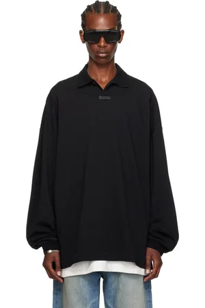 FEAR OF GOD Logo Patch Long Sleeve Polo