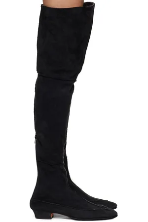 The Row Black Hereditas 25 Tall Boots