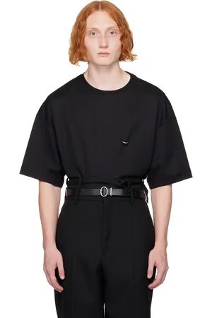 MUGLER Black Pierced T-Shirt