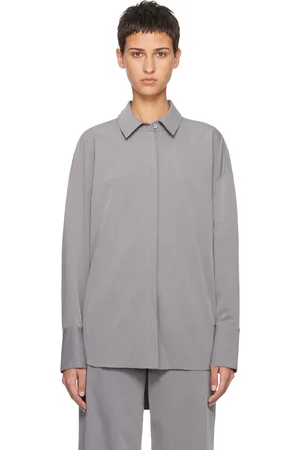 Staud Gray Colton Shirt