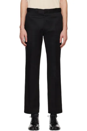 Maison Margiela Black Gabardine Trousers