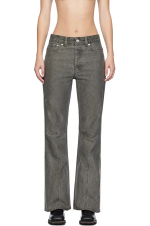 OUR LEGACY Gray Moto Cut Jeans