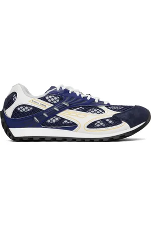 Bottega Veneta Blue & White Orbit Sneakers