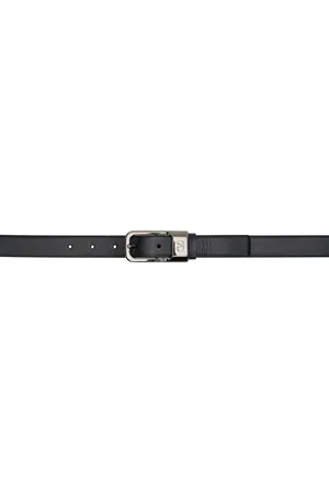VALENTINO GARAVANI Black VLogo Belt