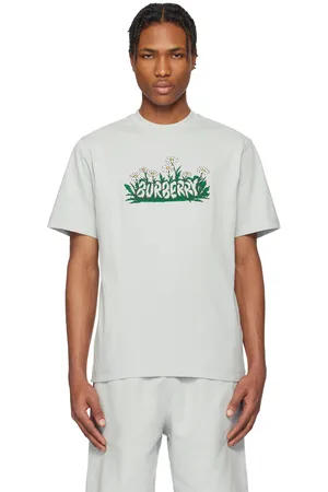 Burberry Gray Daisy Logo T-shirt