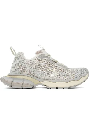 Balenciaga Beige 3XL Fishnet Sneakers