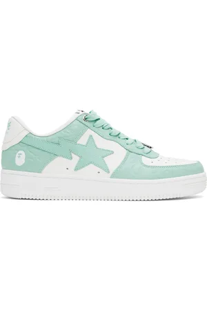 BAPE White & Blue Sta #4 M1 Sneakers