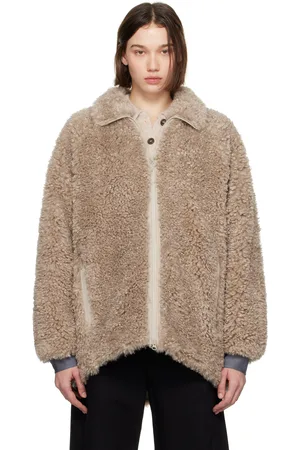 Pins & Needles Beige S.C. Faux-Shearling Jacket