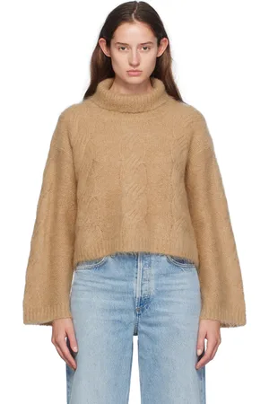 Stand Studio Taupe Britt Turtleneck