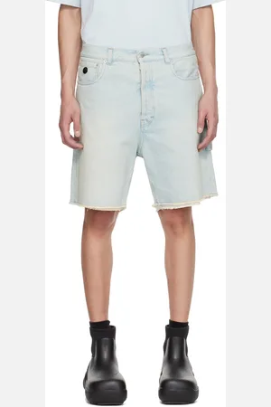 AMBUSH Blue Raw Edge Denim Shorts