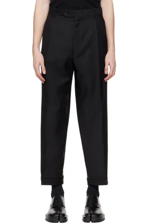 Maison Margiela Black Mohair Trousers