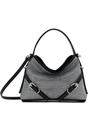 Givenchy Silver & Black Nano Voyou Bag