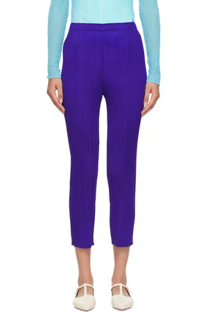 PLEATS PLEASE ISSEY MIYAKE Blue Monthly Colors July Trousers