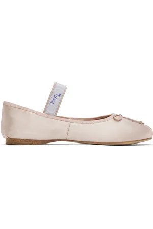 Praying Crystal-Cut Ballerina Flats