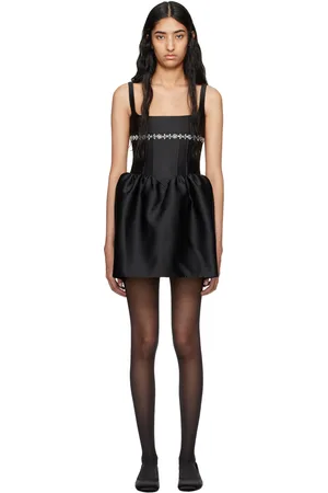 Shushu/Tong Black Puffy Minidress
