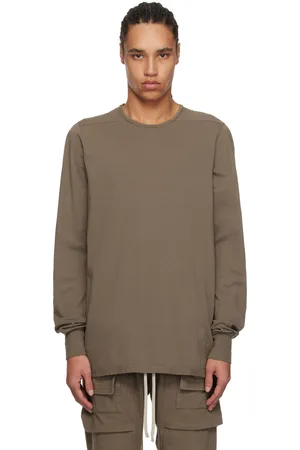 Rick Owens Gray Hollywood Level Long Sleeve T-shirt