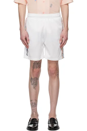 Casablanca White Jacquard Monogram Football Shorts
