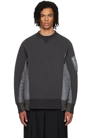 SACAI Gray Sponge Sweatshirt