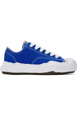 Maison Mihara Yasuhiro Blue Hank OG Sole Canvas Low-Top Sneakers