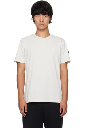 Moncler Gray Garment-Washed T-Shirt
