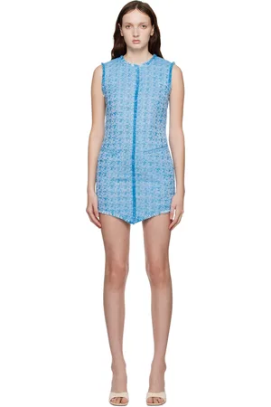 Staud Blue Crystal Minidress