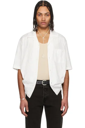 OUR LEGACY White Heusen Short Sleeve Shirt