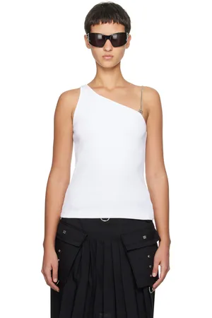 Givenchy White Chain Tank Top