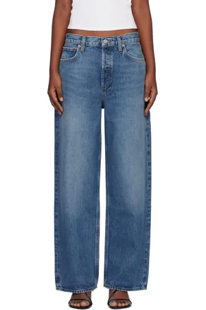 AGOLDE Blue Low Slung Baggy 30.5 Jeans