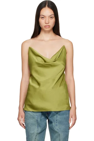 Y / PROJECT Green Invisible Strap Camisole