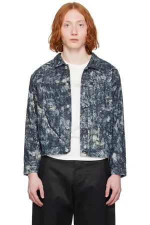TAIGA TAKAHASHI Indigo & Off-White Lot. 703 Denim Jacket