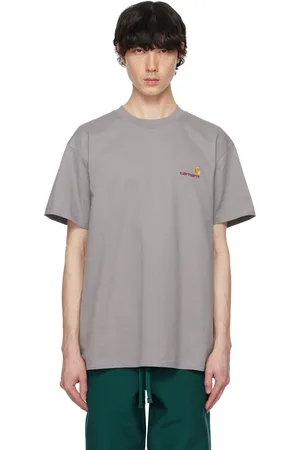 Carhartt Gray American Script T-shirt