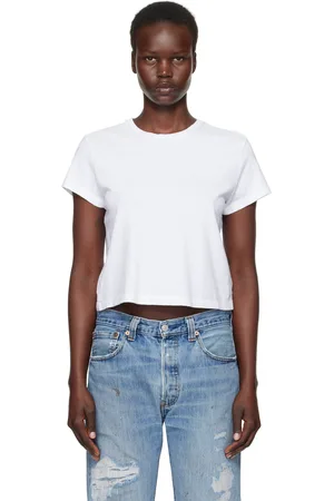 RE/DONE White Hanes Edition 1950s Boxy T-shirt