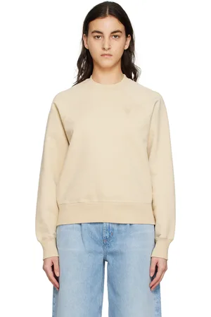Ami Beige Ami De Cœur Sweatshirt
