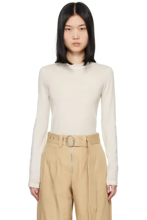 Jil Sander Off-White Crewneck Long Sleeve T-Shirt