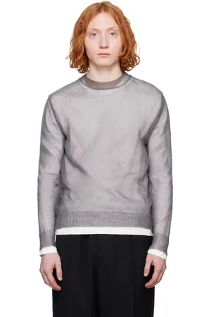 Jil Sander Gray Layered Sweater