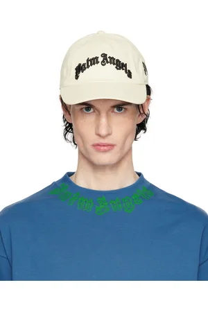 Palm Angels Off-White Curved Logo Cap