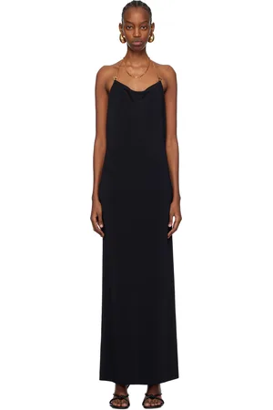 Bottega Veneta Black Chain Maxi Dress