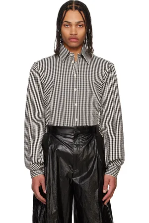 WALTER VAN BEIRENDONCK Black & White Wings Shirt