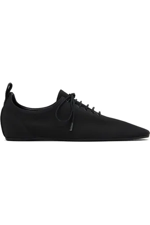 Totême Black Canvas Derbys