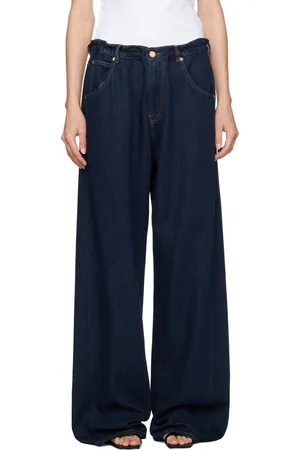 DARKPARK Indigo Iris Paper Bag Jeans