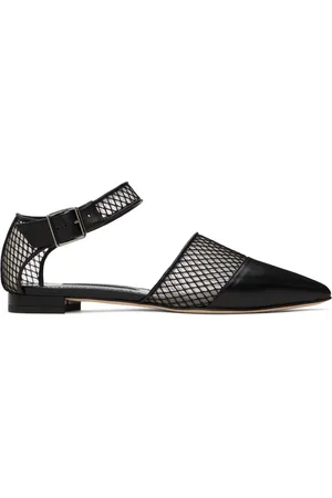 Manolo Blahnik Black Jatelah Ballerina Flats