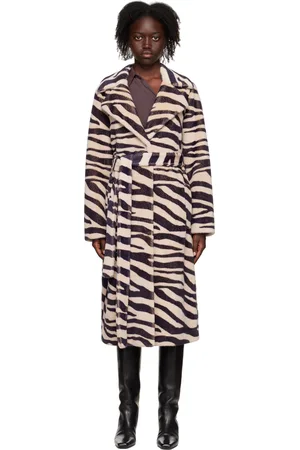 Stand Studio Beige Winnie Faux-Fur Coat