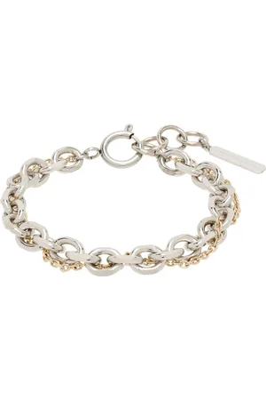 Justine Clenquet Silver & Gold Dana Bracelet